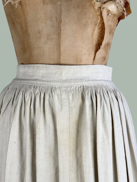 NICE FOLKS East European Hand Embroidered Apron • Open Size
