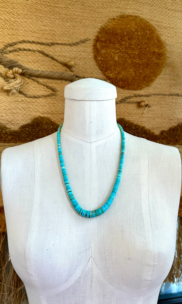 SEA OF TURQUOISE Beaded Necklace Strand • 30g