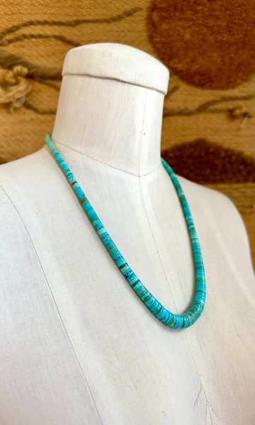 SEA OF TURQUOISE Beaded Necklace Strand • 30g