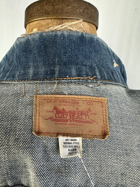 LEVI'S 60s Big E Denim Trucker Jacket • Mens Small