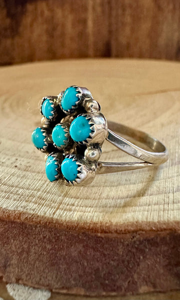 TRICIA LEEFETY ZUNI Sterling Silver Ring • Size 8 1/2