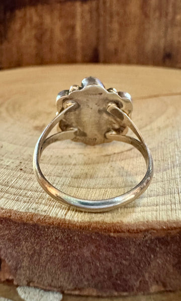 TRICIA LEEFETY ZUNI Sterling Silver Ring • Size 8 1/2