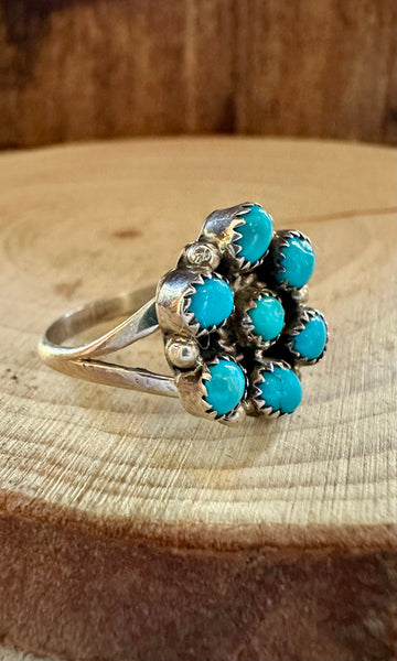 TRICIA LEEFETY ZUNI Sterling Silver Ring • Size 8 1/2