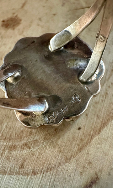 TRICIA LEEFETY ZUNI Sterling Silver Ring • Size 8 1/2
