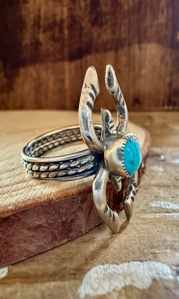 TURQUOISE GODDESS Sterling Silver Ring • Multiple Sizes