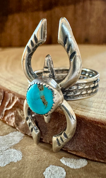 TURQUOISE GODDESS Sterling Silver Ring • Multiple Sizes