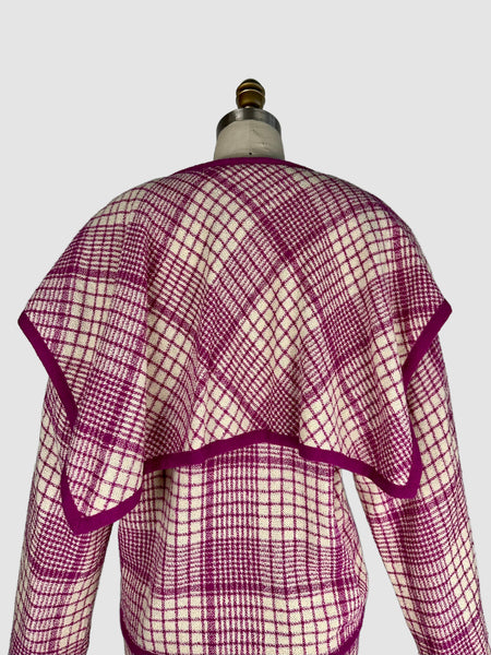 VINTAGE MISSONI 2 PIECE Poncho Top and Skirt Set • Small