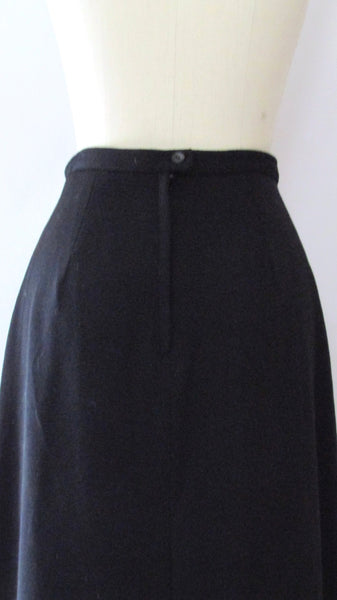 FLOWER POWER Vintage Alex Colman 60s Skirt with Tulip Applique, Size Small