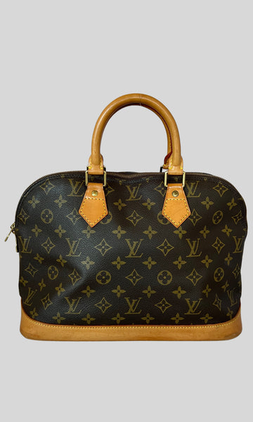 Louis Vuitton Monogram Canvas & Leather Alma Handbag