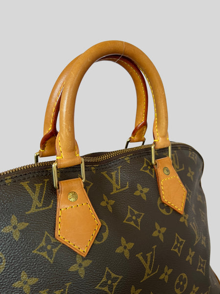 Louis Vuitton Monogram Canvas & Leather Alma Handbag