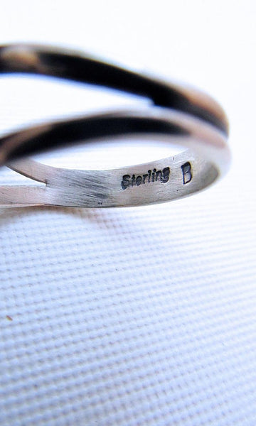 LOTTY DOTTY Sterling and Turquoise Bead Ring, Sz 7 1/2