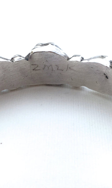 SOUTH BY SOUTHWEST Vintage Silver & Turquoise Nuggets Cuff
