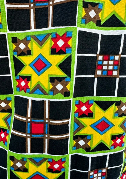 PIERRE CARDIN New York Vintage 70s Long Coverup • Small