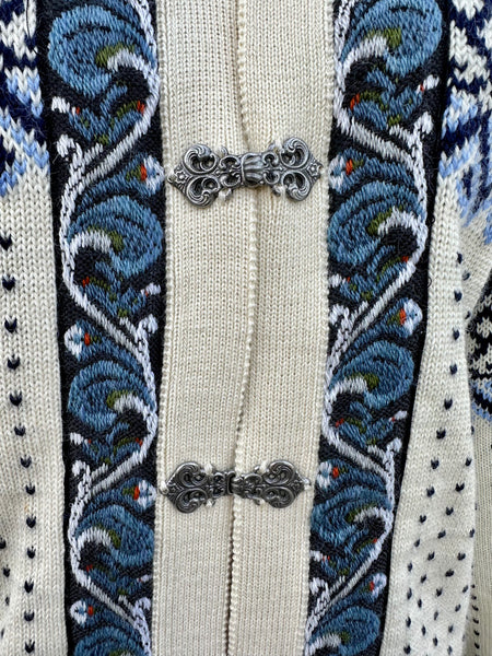 NORSEWEAR NEW ZEALAND Wool 90s Cardigan Sweater • Size Large