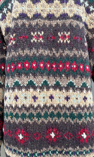 RALPH LAUREN Exclusive Hand Knit Vintage Y2K Knit Sweater • Petite Small