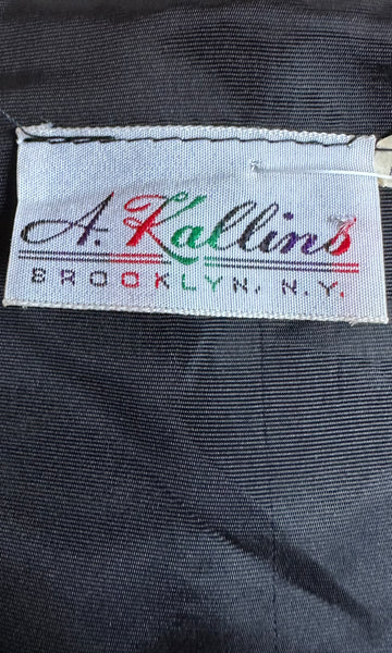 A. KALLINS 1960s Vintage Tapestry Vest • Sm. to Med.