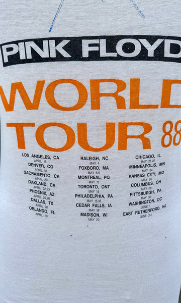 PINK FLOYD Vintage 1988 T-Shirt  • Med. to Lg.