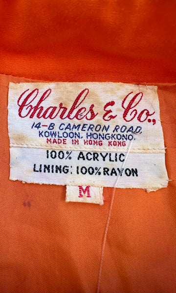 CHARLES & CO VINTAGE 60s Psychedelic Kimono • Medium