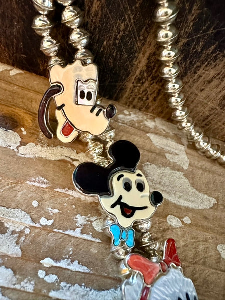 ZUNI TOONS Mickey and Friends Necklace