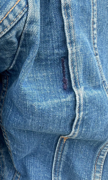 VINTAGE WRANGLER 60s Denim Jacket • Small