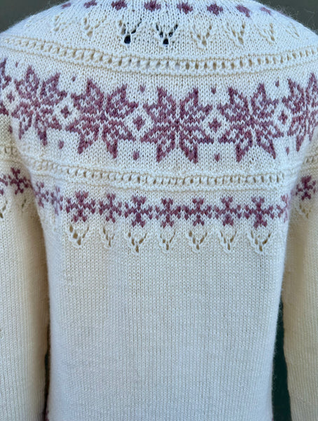 DALE OF NORWAY Wool 70s Cardigan Sweater • Small