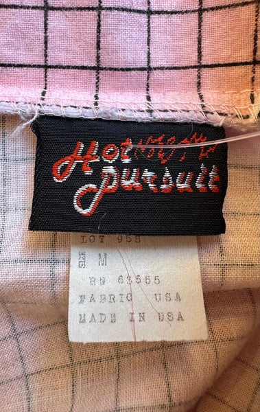 1980s HOT PURSUIT Vintage Shirt • Medium