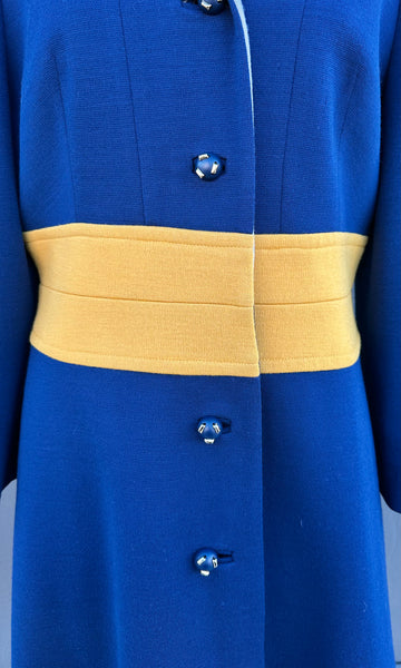 PARIS LILLI ANN San Francisco Vintage 60s Mod Coat • Med. to Lg.