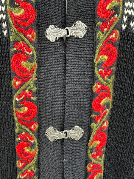 NORDSTRIKK Wool 90s Cardigan Sweater • Size Large