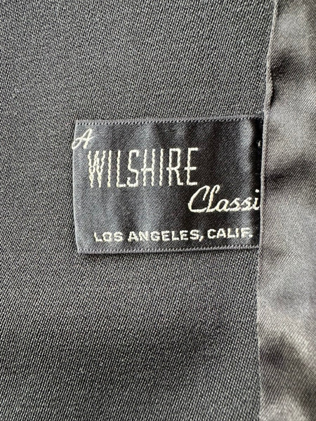 A WILSHIRE CLASSIC Vintage 40s Gabardine Coat • Small to Med.