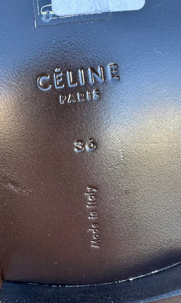 CELINE PARIS Patent Leather Loafers • 6