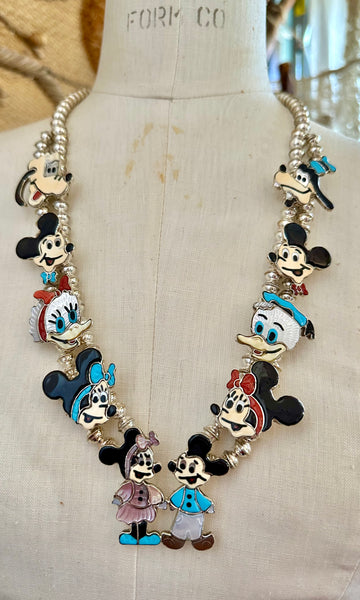 ZUNI TOONS Mickey and Friends Necklace