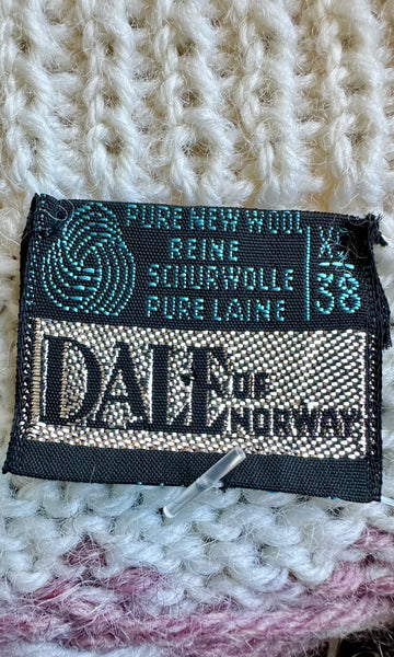 DALE OF NORWAY Wool 70s Cardigan Sweater • Small