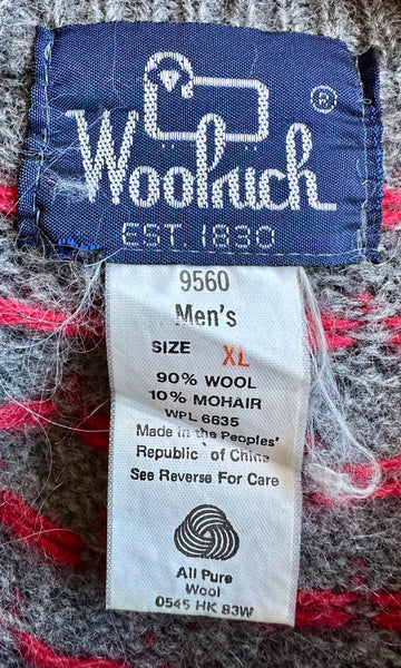 WOOLRUCH 80s Men's Pullover Sweater • XL
