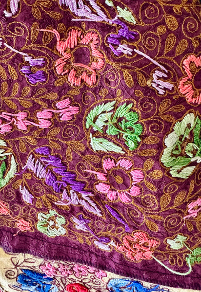 PALESTINIAN THOBE 70s Kaftan Dress • Large