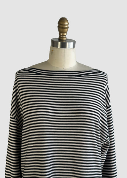 CHLOE Striped Knit T Shirt Dress • Medium