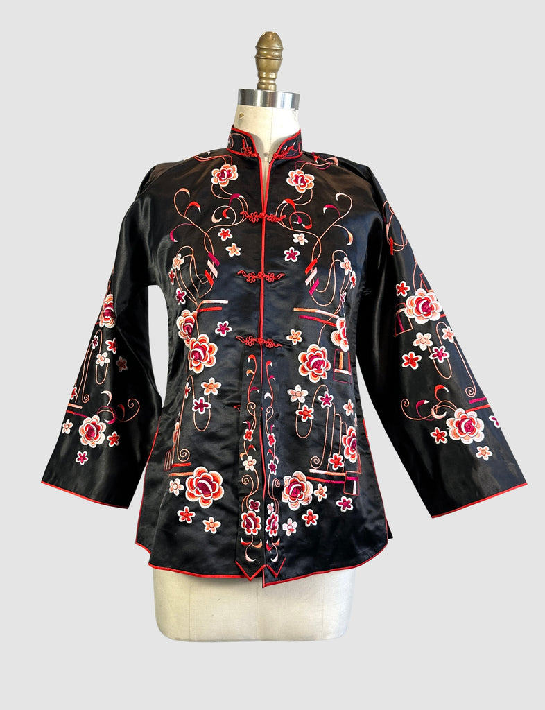 FINE CHINA s Silk Embroidered Jacket • Small