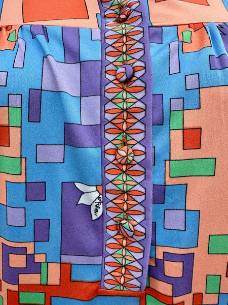 ARÉMIS ITALIAN 70s Vintage Dress • Sm. to Med.