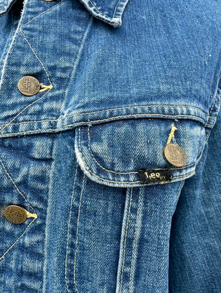 1960's VINTAGE LEE DENIM Jacket • Small