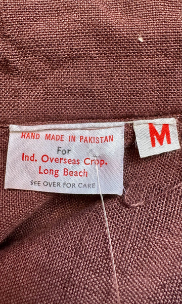 DEADSTOCK PAKISTANI 70s Embroidered Jacket • Small