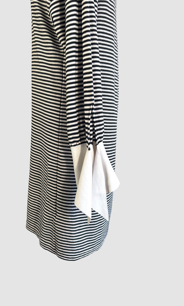 CHLOE Striped Knit T Shirt Dress • Medium