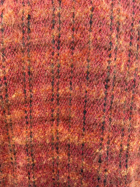 HAND KNIT FUZZY 90's Open Cardigan • Medium