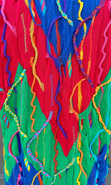 COOGI Vintage 80s Knit Crewneck Sweater • Men's Short/Small