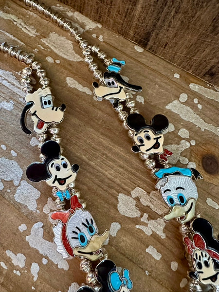 ZUNI TOONS Mickey and Friends Necklace