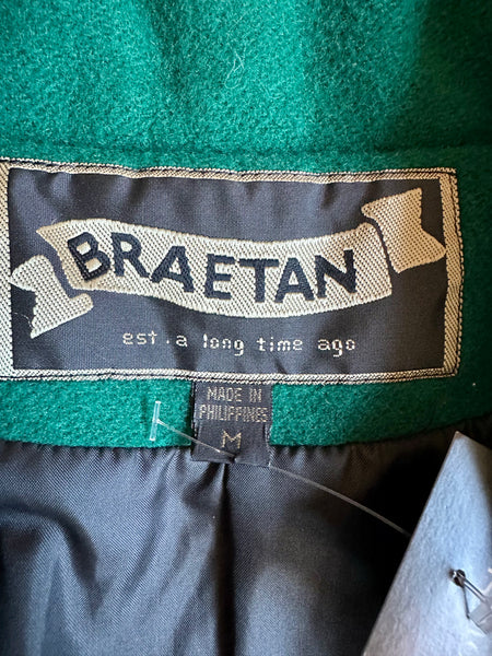BRAETAN TIMELESS ORIGINALS 90s Long Wool Coat • Med. to Lg.