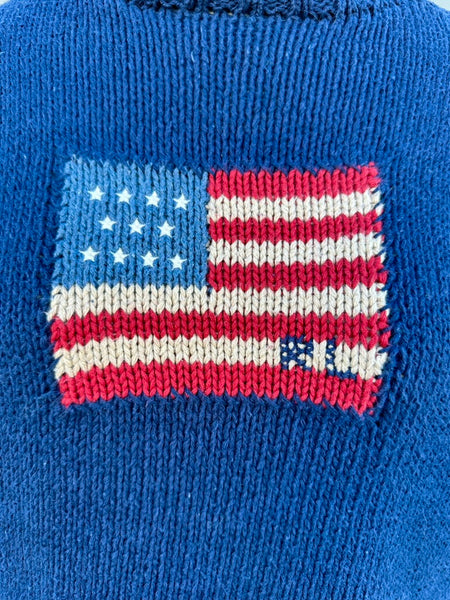 RALPH LAUREN Polo Sport Vintage 80s/90s Cable Knit Sweater • Medium