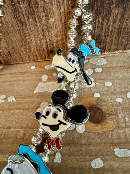 ZUNI TOONS Mickey and Friends Necklace