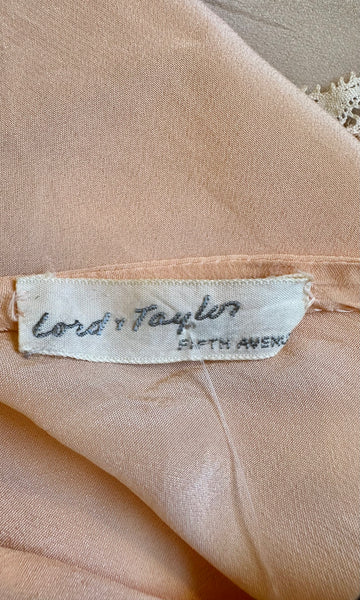 LORD AND TAYLOR Vintage 40's Silk Bloomers • 30"