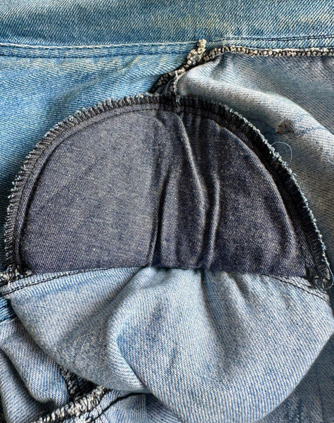SEDONA STITCHERY 80s Vintage Denim Jacket • Medium