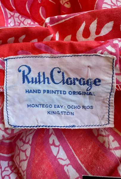 RUTH CLARAGE Vintage 60s Kingston Shirtdress • Small