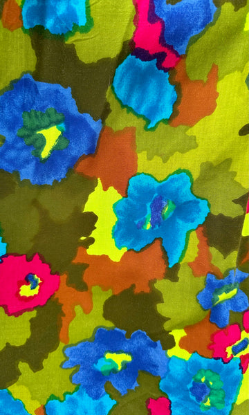 RICHARD DOUGLAS HONOLULU Vintage 60s/70s Mumu Dress • Large